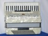Marinucci Italian 120 bass white accordion